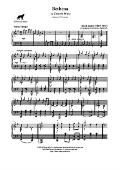 Bethena, Ragtime by Scott Joplin [Master Version]