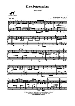 Elite Syncopations, Ragtime by Scott Joplin [Easy Version]