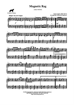 Magnetic Rag, Ragtime by Scott Joplin [Easy Version]