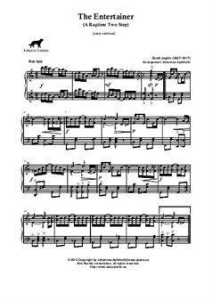 The Entertainer, Ragtime by Scott Joplin [Easy Version]