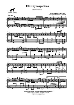 Elite Syncopations, Ragtime by Scott Joplin [Master Version]