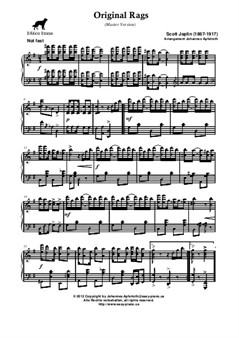 Original Rags, Ragtime by Scott Joplin [Master Version]