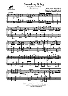 Something Doing, Ragtime by Scott Joplin and Scott Hayden [Master Version]