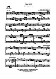 Eugina, Ragtime by Scott Joplin [very easy version]